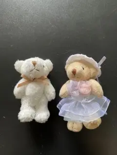 くまさん ドール　ベア ぬいぐるみ 2体　ミニサイズ