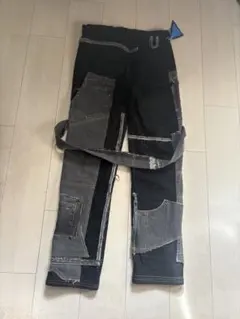taro着用　DADA着用　SKINS パッチワークデニムパンツ　サイズ1 taro着用 DADA着用 SKINS パッチワークデニムパンツ サイズ1 - メルカリ