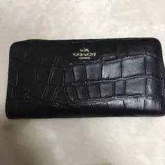 おすすめ！！ coach クロコ長財布 メンズ レディース