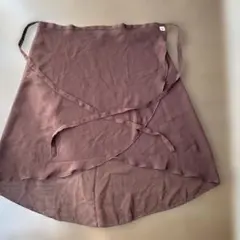 ウノア　茶色　巻きスカート