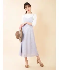 2Wayレイヤードワンピースニットセット