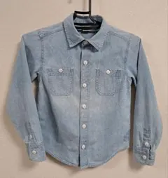 BACK NUMBER　ライトブルー長袖シャツ　綿100%　サイズ130