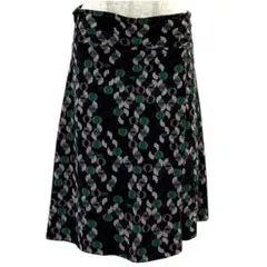 マレーラ Max Mara スカート M ジャージー 茶 レーヨン 幾何学柄のサムネイル