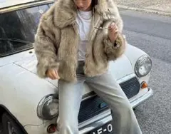 ファーコート メンズ