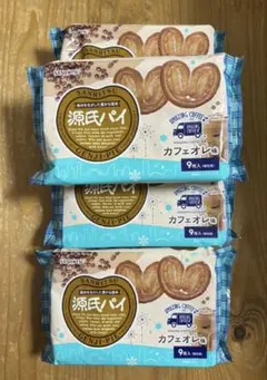 三立製菓　源氏パイ　４袋　カフェオレ味AMAZING COFFEE監修