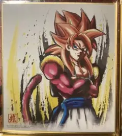 ドラゴンボールGT 超サイヤ人4ゴジータ　色紙　鳥山明