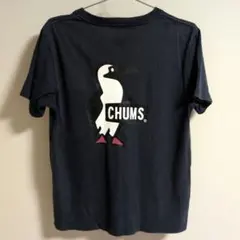CHUMS Tシャツ ネイビー ロゴ 半袖のサムネイル