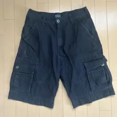 Levi's　カーゴショーツ　W30　ブラック　古着　ショートパンツのサムネイル