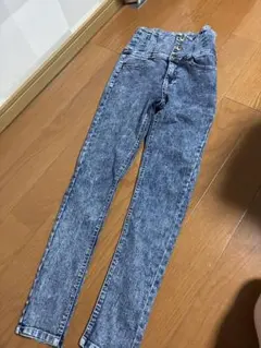 GORGE スキニーデニム ケミカルウォッシュ Sサイズのサムネイル