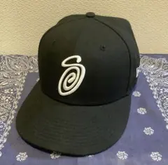STUSSY キャップ/CURLY S 59FIFTY NEW ERA CAP