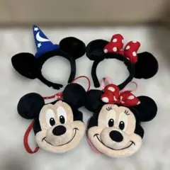 ミッキー ミニー パスケース カチューシャ セット