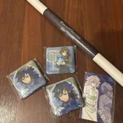 ufotable MOCKTAIL 冨岡義勇B2ポスター缶バッジセット