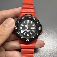カシオ CASIO 腕時計 5125 MRW-200HC-4B レッド