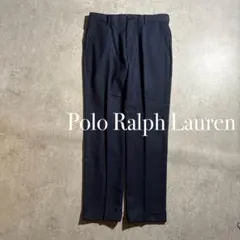90s 【極美品/日本製】ポロ ラルフローレン ウールスラックス 2タック 85 90s 【極美品/日本製】ポロ ラルフローレン ウールスラックス 2タック