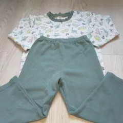 キルト　長袖パジャマセット 110cm