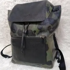 【希少】COACH コーチ ワイルドビースト カモフラ リュック バッグパック