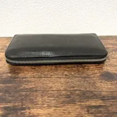 USED 古着 Andfamilysブラックレザー 長財布