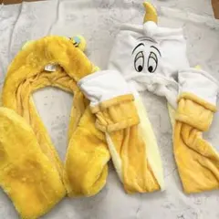 ディズニー Disney プーさん ルミエール　美女と野獣マフラー ストア 帽子