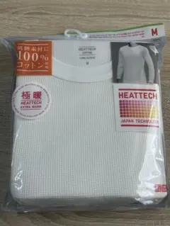 HEATTECH極暖 ホワイト Mサイズ 長袖カットソー