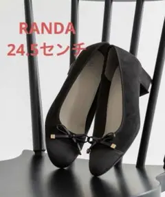 【RANDA 】コンビマテリアルラウンドトゥパンプス（25年AW）のサムネイル