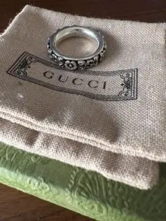 最終値下げGUCCI/グッチ 18号シルバーリング GUCCI】グッチ ブランデッドG 18号 リング・指輪 シルバー925 約