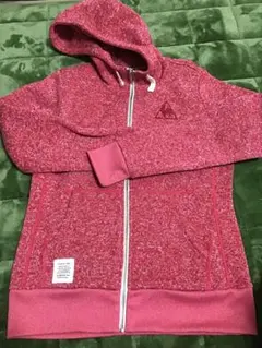 le coq sportif ジャンパー　Mサイズ　フード　レッド　裏起毛