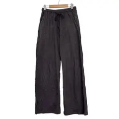イージーパンツ 【L～XL相当】 グレー ウエストゴム レディース ワイドパンツ
