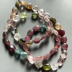 マルチカラートルマリン＊スムースオーバルa