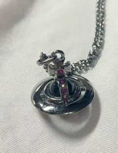 VivienneWestwood タイニーオーブ ネックレス 紫 パープル