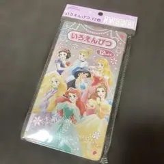 新品未開封　ディズニープリンセス 12色 色鉛筆　いろえんぴつ　サンスター文具