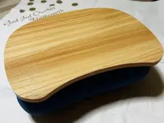 テーブルにもなるクッション 木目調テーブルクッション　送料込