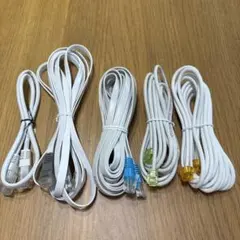 モジュラーケーブル3本 Cat.5e フラットケーブル