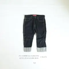 ギャルソン ジュンヤワタナベマン × リーバイス 再構築ハーフパンツ XSのサムネイル