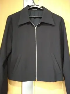 COMME CA DU MODE ブラックジップアップジャケットのサムネイル