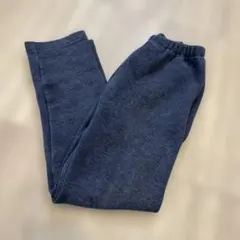 ネイビー　裏フリース　レギンス パンツ　110