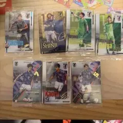 サッカー日本代表カード7枚セットシークレット1枚有