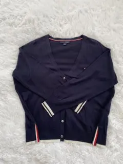 TOMMY HILFIGER（トミーヒルフィガー）Vネックカーディガン ネイビー