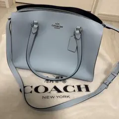 COACH コーチ モリー バッグ ショルダー 水色 発送 早い 最終値☆ 新品 
