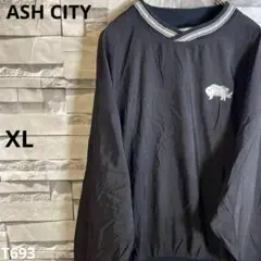 ASH CITY /ピステ/シャカシャカ／ビックシルエット/USA古着/T693