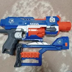N-Strike Elite トイガン 青/オレンジナーフ - メルカリ