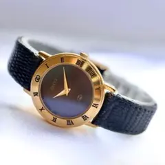 GUCCI ラウンド ゴールド ローマン レディース腕時計 1617