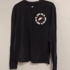 Nike ブラック 長袖カットソー JUST DO IT.