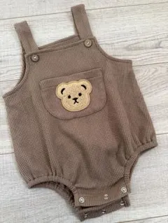 くま　ロンパース　サロペット