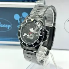 美品 稼働品 Disney ディズニー 腕時計 デイト ダイヤ 黒文字盤 箱付きのサムネイル
