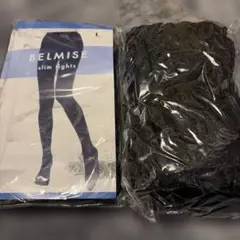 BELMISE スリムタイツ Lサイズ ブラック2枚
