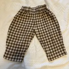 organic zoo ギンガム パンツ