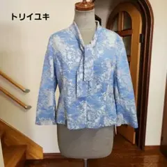 トリイユキ春夏物総レースジャケット未使用品
