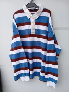 XLARGE ラガーシャツ　ボーダー　XLのサムネイル
