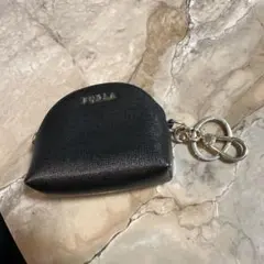 未使用　フルラ　FURLA　キーリング付きコインケース（ミニポーチ）レザー
