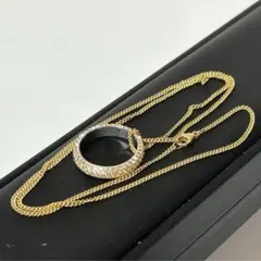 SWAROVSKI スワロフスキー パヴェ リング チェーン ネックレス 2点のサムネイル